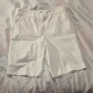 Simply Vera Vera Wang White Bermuda Shorts Classic Style